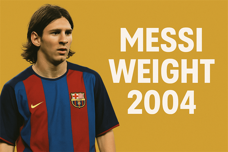 Messi Weight 2004