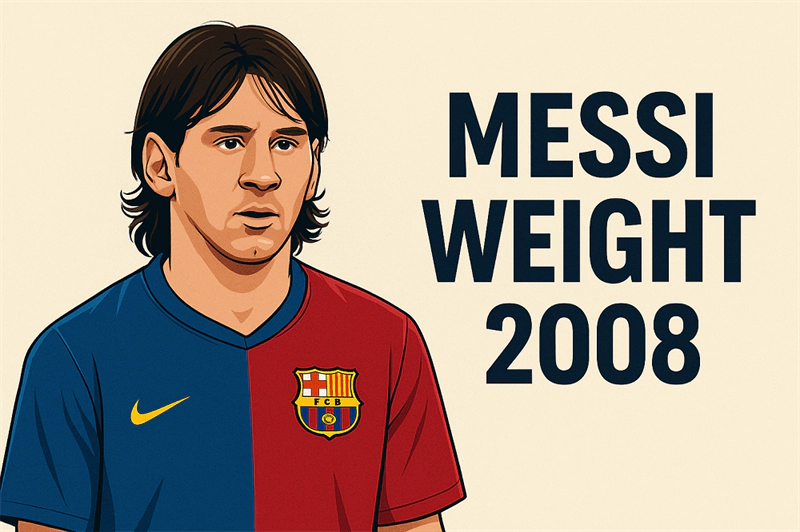 Messi Weight 2008