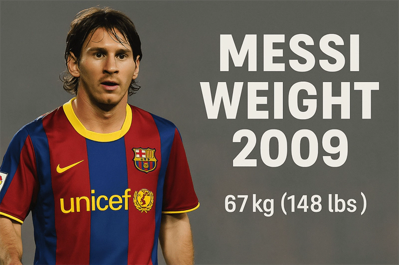 Messi Weight 2009