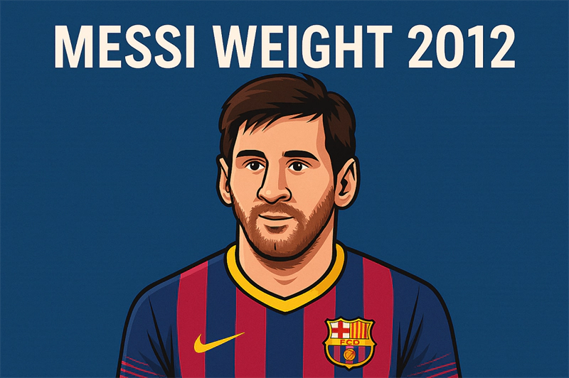Messi Weight 2012