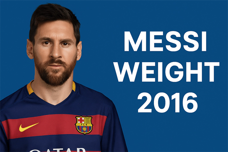 Messi Weight 2016