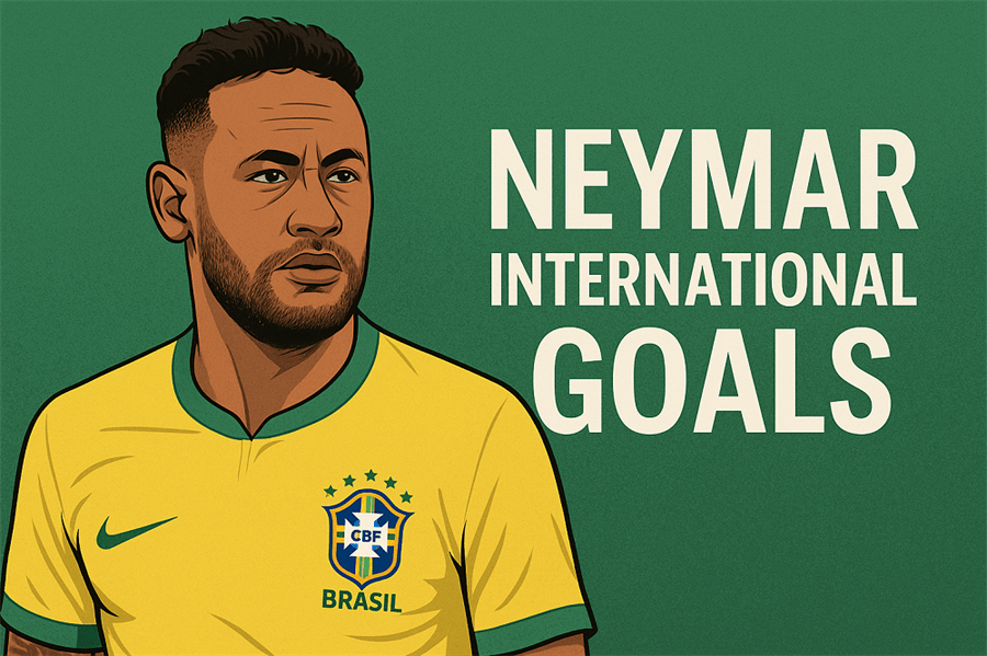 Neymar International Goals