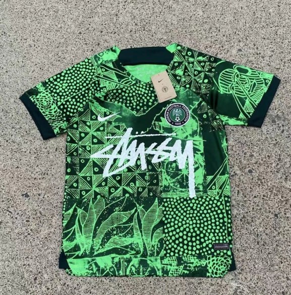 Nigeria Football Jersey Stussy Edition
