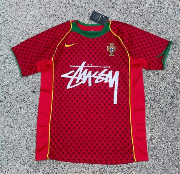 Portugal Football Jersey Stussy Special Edition