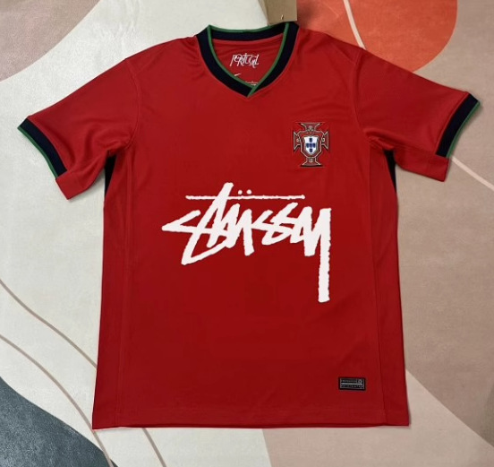 Portugal Home Football Jersey Stussy Edition