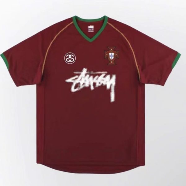 Portugal Retro Football Jersey Stussy Edition