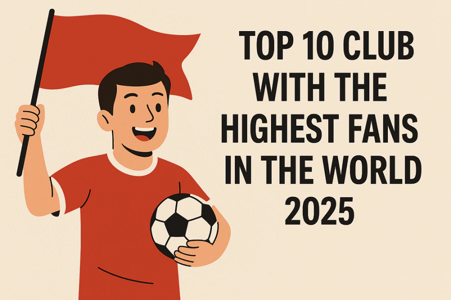 Top 10 Club With The Highest Fans In The World (2025)