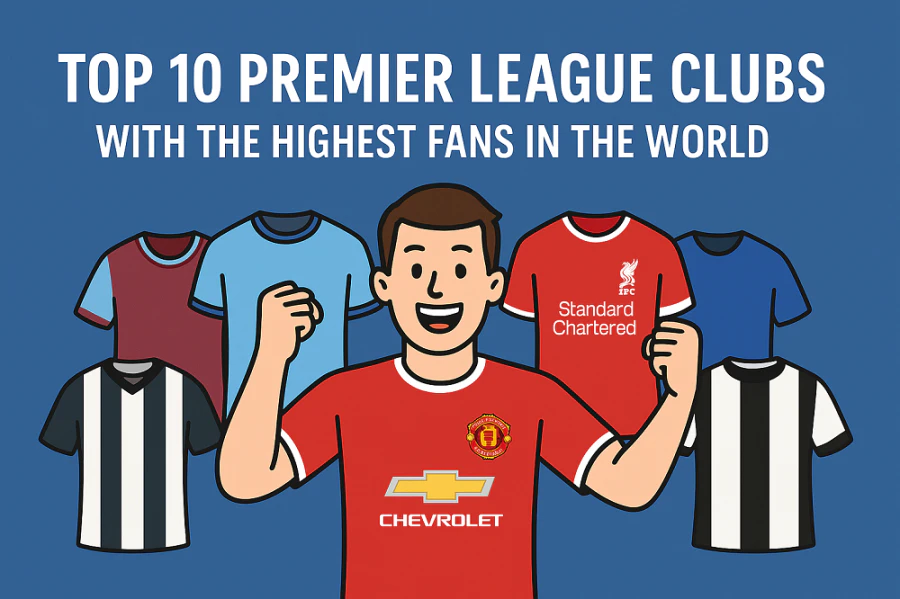Top 10 Club With The Highest Fans In The World Premier League